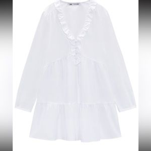 Tiered Oxford Dress